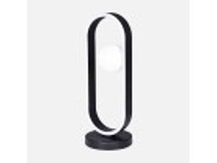 Lampe de table fabrilamp fermoselle led intégrée 13 w 4000 k 1105 lm noir