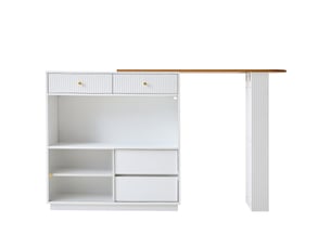 Bar coloris blanc ARVELLA - 120 cm