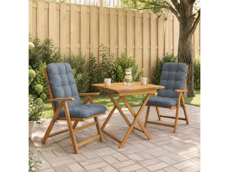 Lot de 2 coussins de chaise à dossier haut vianen cf59294 - Conforama B