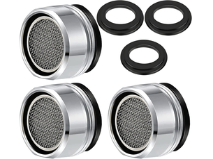 3 pièces filtre à robinet d'économie d'eau accessoires robinet diffuseur filtre de robinet avec joint d'étanchéité(20mm)