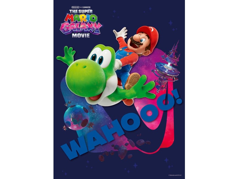  Puzzle 150 pièces xxl - le pouvoir de super mario 12004307 - Conforama A