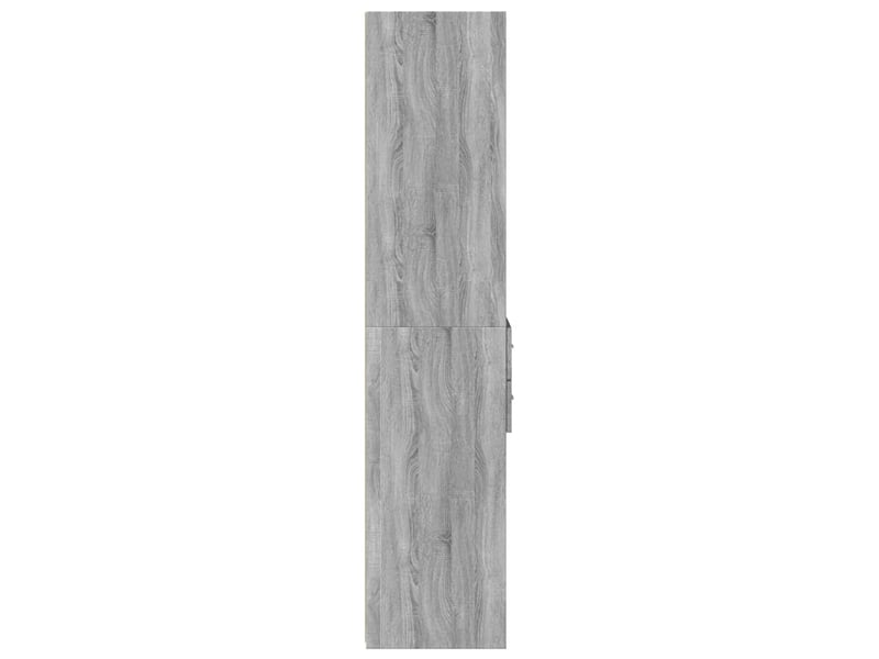  Buffet haut - bahut - meuble de rangement sonoma gris 45x42,5x185 cm bois d'ingénierie  - Conforama E