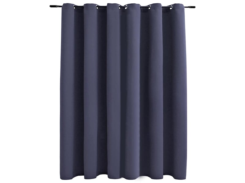  Rideau occultant, rideau black-out et anneaux en métal anthracite 290x245 cm cf43979  - Conforama A