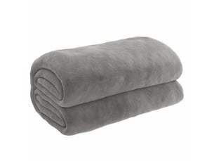 Couverture lestée adulte avec housse gris 155x220 cm 7 kg tissu