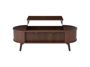 Table basse rectangulaire coloris marron <strong></strong> <strong></strong> - 50 cmx120 cm