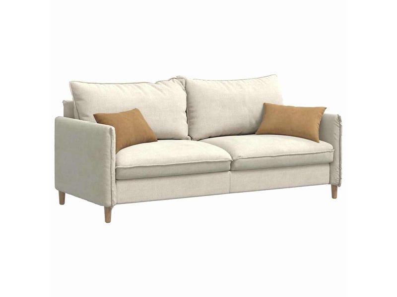 Lot de 2 coussins de canapé, coussins décoratifs marron 50 x 30 cm cf59126 - Conforama C