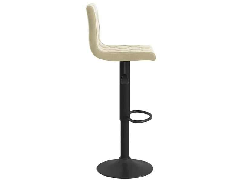  Lot de 2 tabouret de bar, chaise de bar crème velours shl15265  - Conforama E