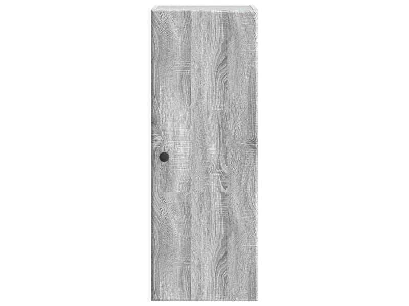  Armoire murale salon 33x34,5x90cm bois d'ingénierie sonoma gris shl7424  - Conforama D