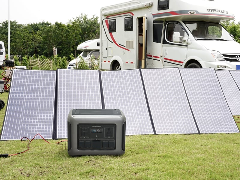  Station électrique portable r2500 v2 1920wh 2500w, batterie lifepo4, recharge solaire mppt, ups, wifi  - Conforama C