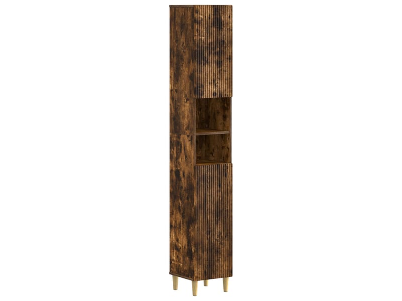  Ensemble de 2 meubles de salle de bain arnhem chêne fumé cf63067  - Conforama D