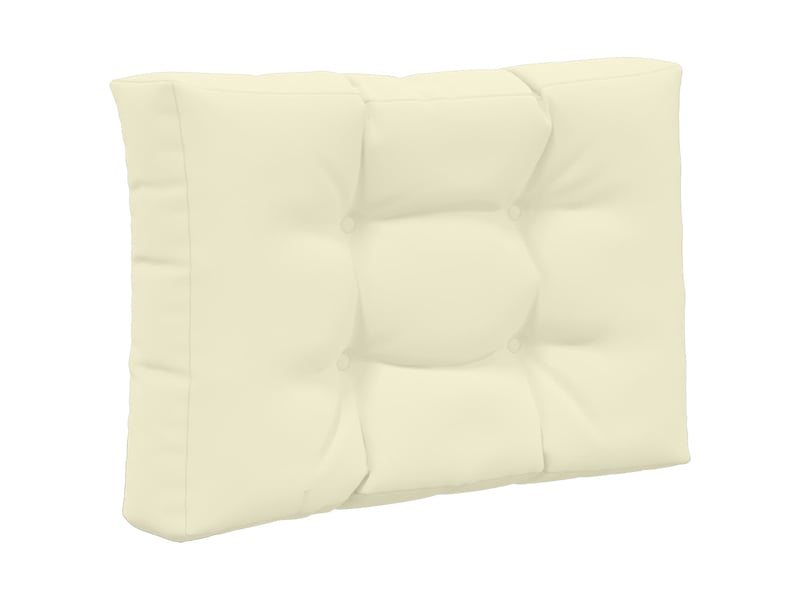  Coussin de canapé d'extérieur, coussin de chaise polyester crème 60 x 60 cm cf54076  - Conforama D