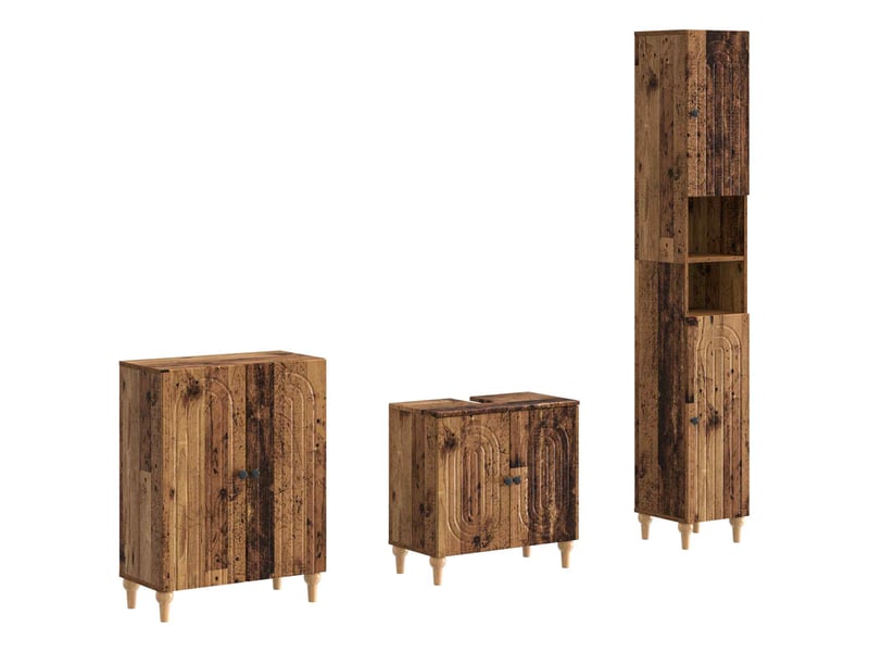 Ensemble de meuble de salle de bain 3 pièces alkmaar cf63277 - Conforama A