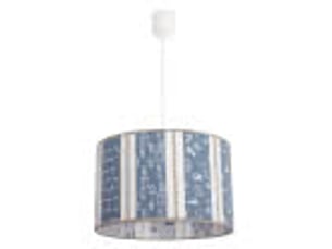 Suspension enfant fabrilamp retal bleu ciel 1xe27 hauteur réglable 38-100 cm ø30 cm
