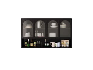 Etagère 120 cm coloris noir PANGIVO W2552P481269