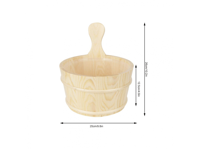  Seau de sauna en bois – durable et  - Conforama D