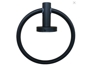 Anneau de serviette en acier inoxydable, sans punch, sans ongles, ovaleronde, pour salle