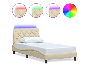 Lit simple 100x200 cm    coloris beige