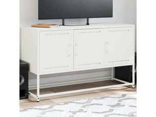 Meuble tv coloris blanc 100.5 cm <strong></strong>  <strong></strong>