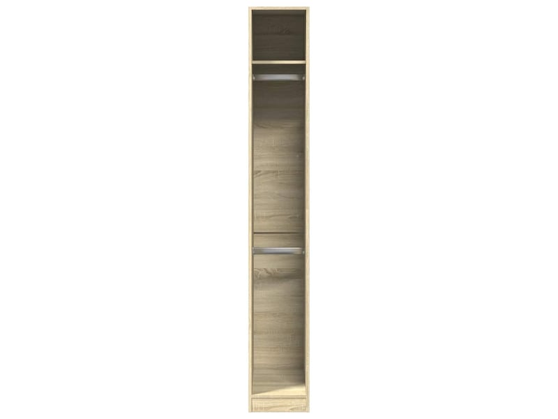 Garde-robe, armoire de rangement chêne sonoma 30x50x200 cm bois d'ingénierie shl16038  - Conforama D