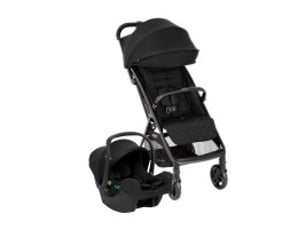 Poussette duo myavo - siège auto snuglite i-size r129, habillage pluie - midnight