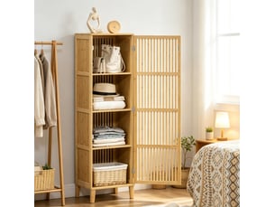 Buffet 1 porte(s) 0 tiroir(s) <strong>HAUSS SPOLE</strong> <strong></strong> - 40 cm coloris naturel
