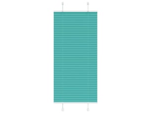 Store plissé, store de fenêtre vert pétrole 65x100 cm largeur du tissu 64,4 cm cf47094
