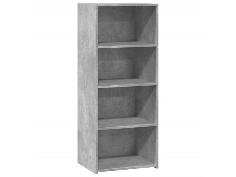  Buffet haut - bahut - meuble de rangement gris béton 50x41x124 cm bois d'ingénierie  - Conforama A