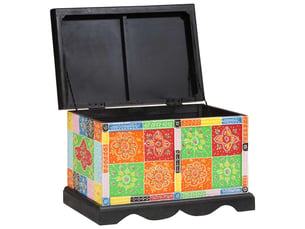 Boîte de rangement, coffre de rangement multicolore 60x40x40 cm