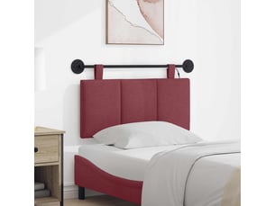 Tete de lit A poser largeur 100 cm   rouge