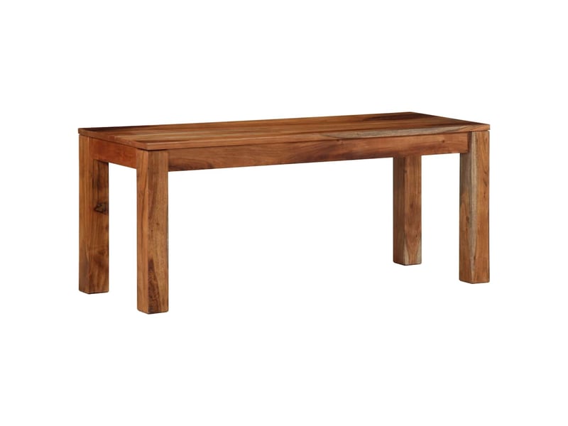  Banc d'entrée, banc d'intérieur 110 cm bois massif d'acacia  - Conforama B