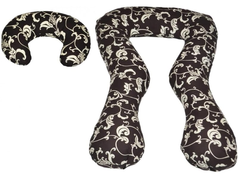  Ensemble coussins d'accouchement prepost natal pour les femmes dessin floral sombre 4205433 - Conforama A