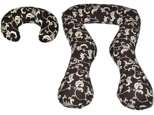Ensemble coussins d'accouchement prepost natal pour les femmes dessin floral sombre