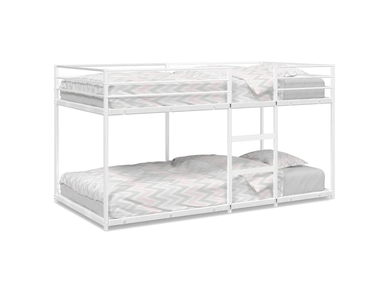  Lit simple- lit adulte -  lit superposé sans matelas blanc 100x200 cm acier  - Conforama A