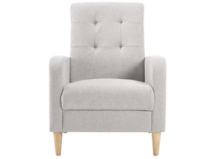 Fauteuil fixe OKMYHOME Tissu gris vendu A l'unité