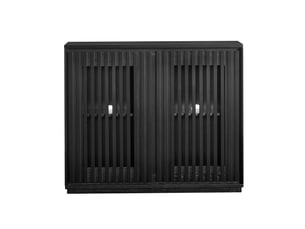 Buffet 2 porte(s)     - 99 cm coloris noir 