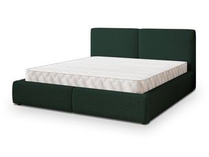 Lit coffre 140x200 cm MASSENO   coloris vert