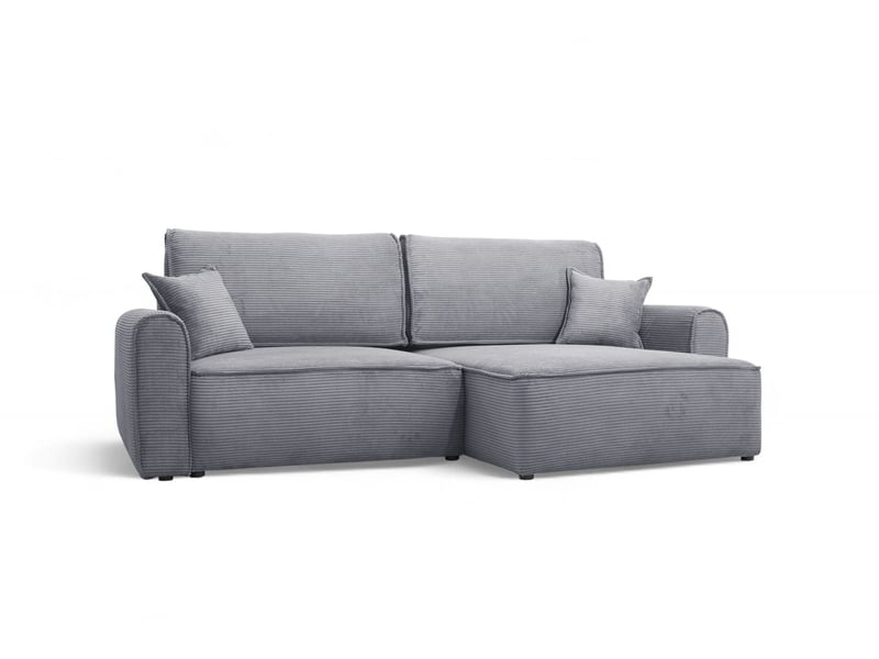 Canapé d'angle convertible martin gris  - Conforama A