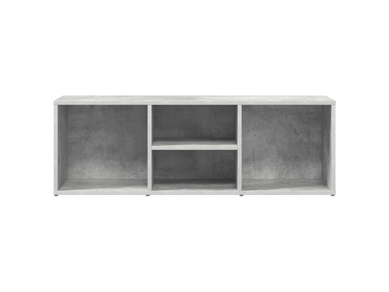  Banc à chaussures, meuble à chaussures gris béton 102x35x35 cm aggloméré  - Conforama D