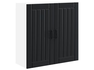 Meuble mural de cuisine, armoire de cuisine noir 80x31x80cm bois d'ingénierie shl5762