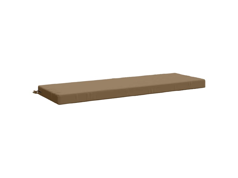  Coussin de banc, coussin d'assise, coussin de canapé soest 100 % polyester taupe 150 x 50 x 8 cm cf53600  - Conforama A