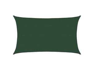 Voile d'ombrage - voile d'ombre - voile parasol 160 gm² vert foncé 5x8 m pehd