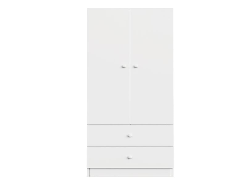  Armoire penderie avec 2 tiroirs 70 x 40 x 170 cm  - Conforama A