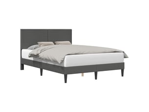 Lit 2 places 120x190cm    coloris gris