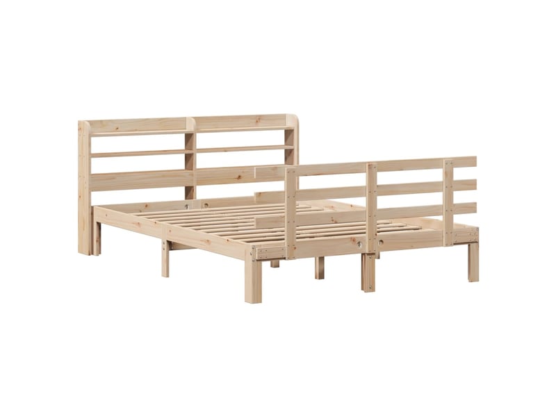 Lit double- lit adulte - cadre de lit avec tête de lit sans matelas 150x200 cm - Conforama B