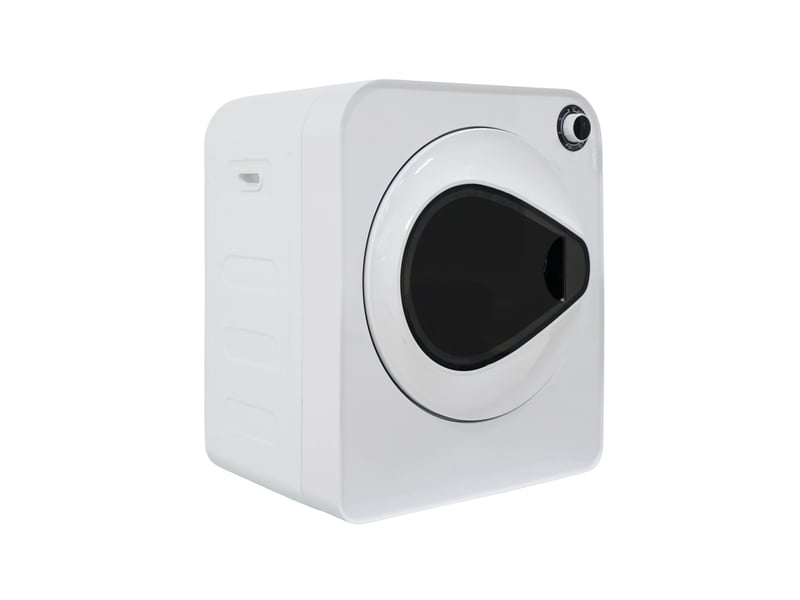 Sèche-linge 3 kg avec chauffage ptc, tambour inox, 4 programmes, mural ou empilable - Conforama D