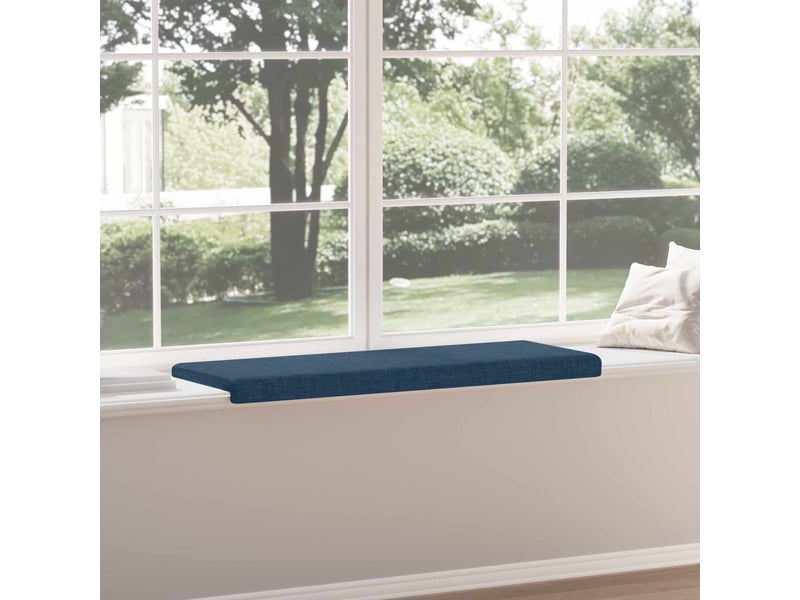  Coussin de banc, coussin d'assise, coussin de canapé tissu bleu profondeur 35 cm cf53776  - Conforama D