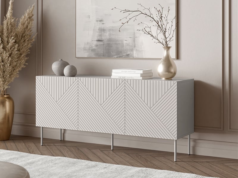  Buffet doctrina iii, le nombre de portes: 3, stratifié, 70x150x42cm  - Conforama B