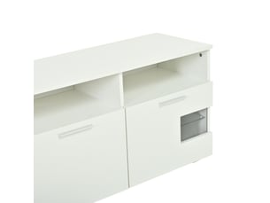 Meuble tv coloris blanc 180 cm   