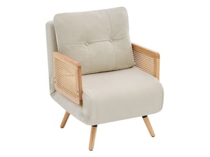 Fauteuil convertible   Polyester beige