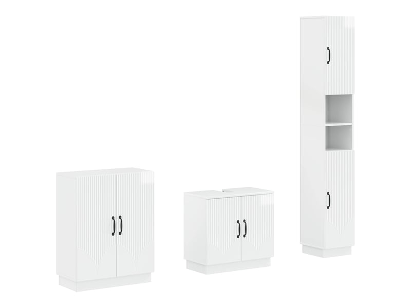  Ensemble de meuble de salle de bain 3 pièces hoorn cf63460  - Conforama A